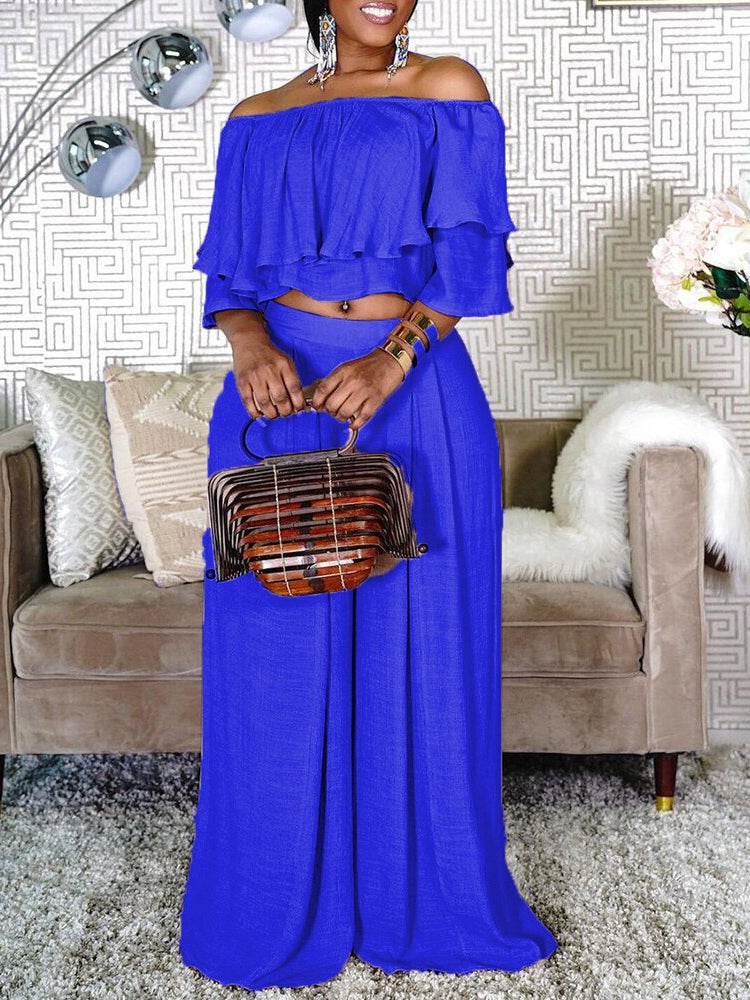 The Riviera Ruffle Set