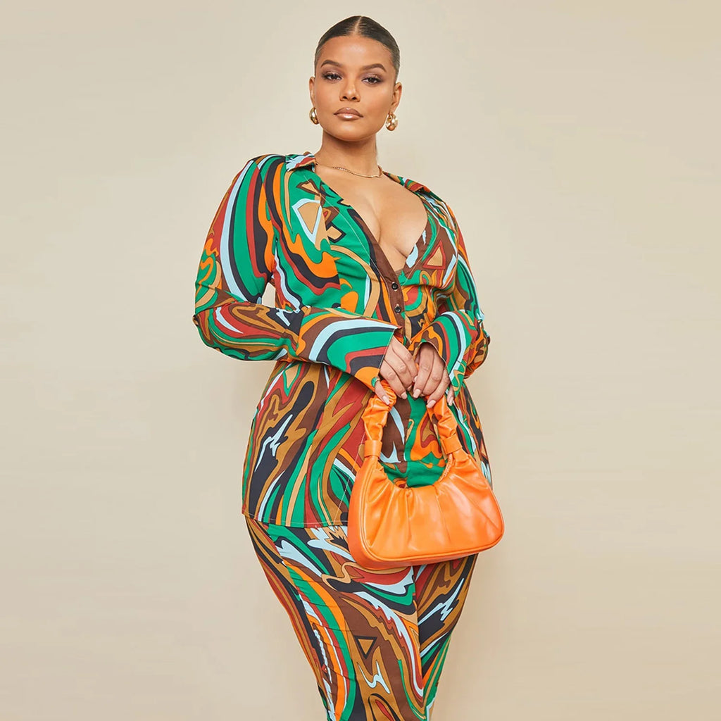 The Picasso Abstract Pants Set