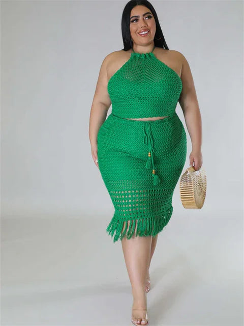 The Milan Knit Maxi Set