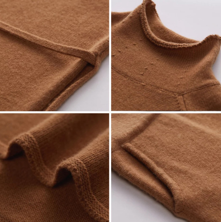 Plus Size Knitted Sweater and Pants Set for Women