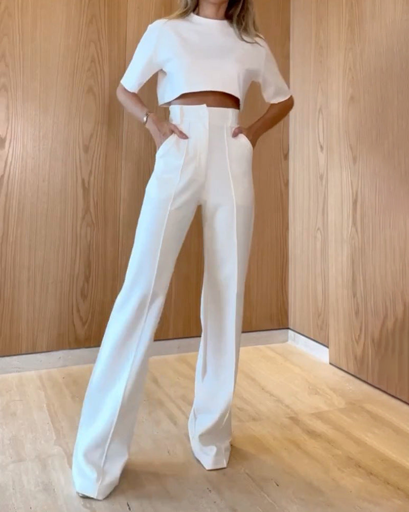 The Botanica Wide-Leg Pants Set