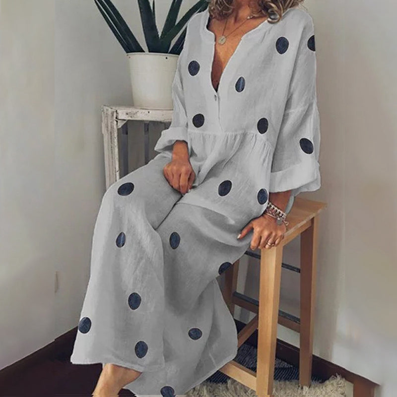 Bohemian Printed Maxi Dress