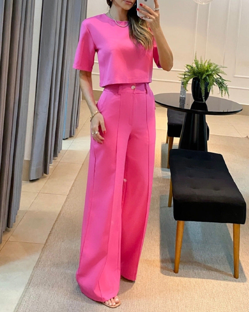The Botanica Wide-Leg Pants Set