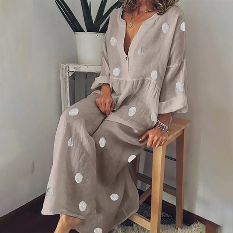 Bohemian Printed Maxi Dress