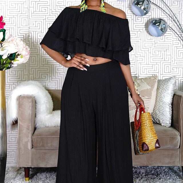 The Riviera Ruffle Set