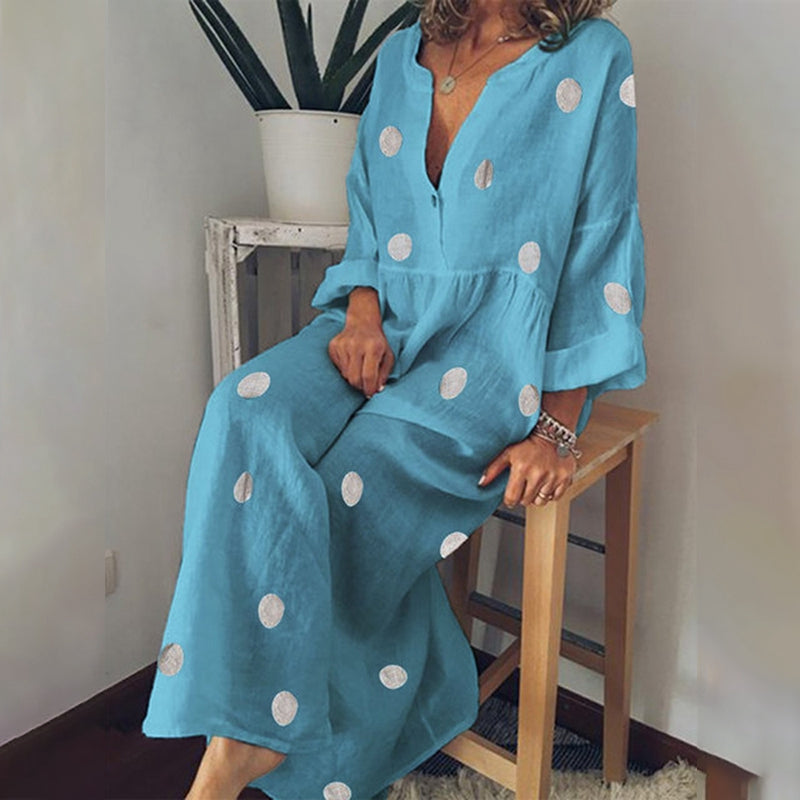 Bohemian Printed Maxi Dress