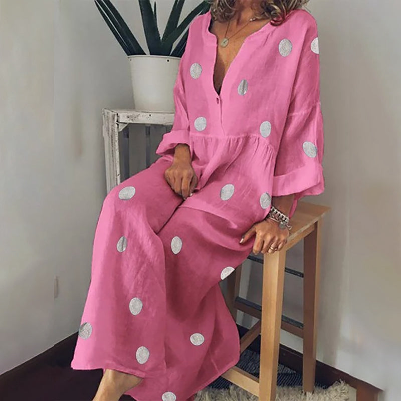 Bohemian Printed Maxi Dress