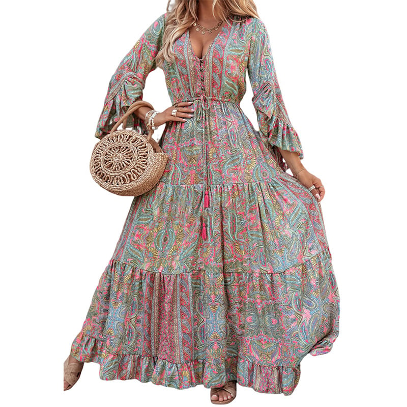 The Santorini  Maxi Dress