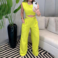 The  Isla Cutout Pants Set
